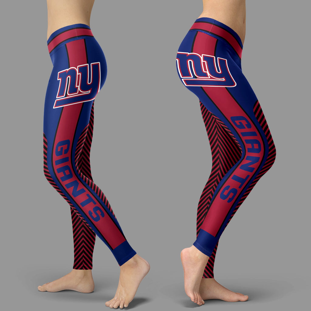 Colorful Gorgeous Fitting Fabulous New York Giants Leggings