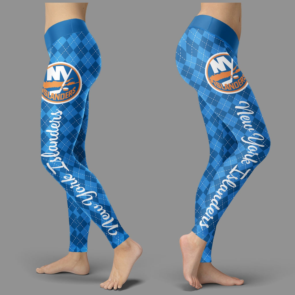 Cosy Seamless Colorful New York Islanders Leggings