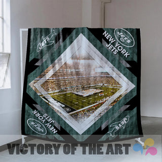 Pro New York Jets Stadium Quilt For Fan