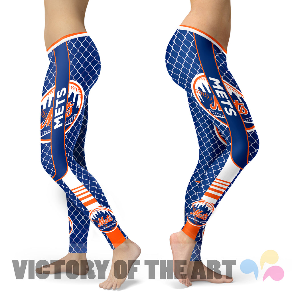 Amazing Line Circle Stylish Fashion New York Mets Leggings