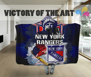 Special Edition New York Rangers Home Field Advantage Hooded Blanket