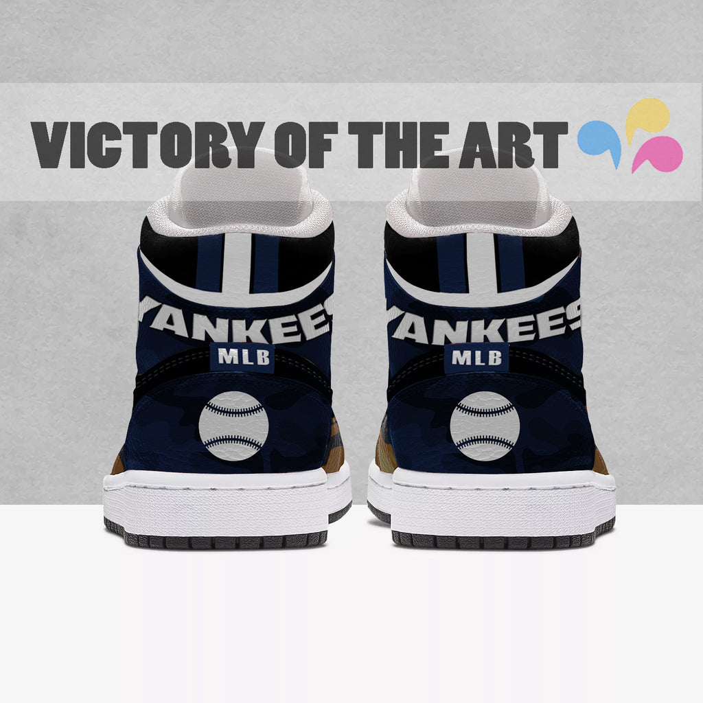 Pro Shop Camo Logo New York Yankees Jordan Sneakers