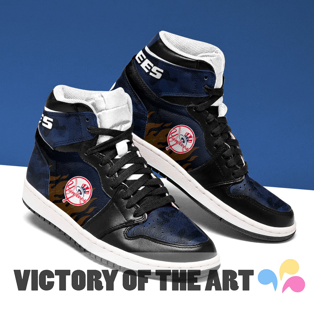 Pro Shop Camo Logo New York Yankees Jordan Sneakers