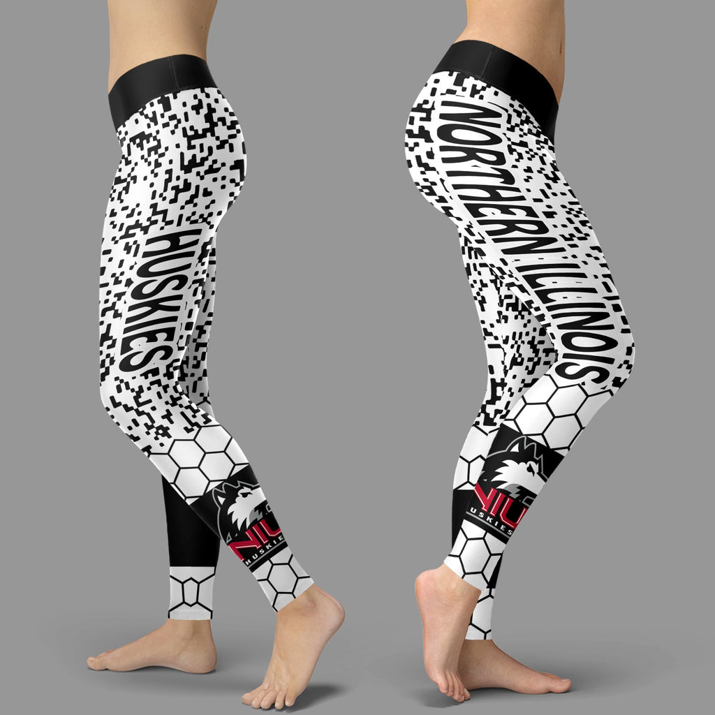 Incredible Patterns Luxury Northern Illinois Huskies Leggings