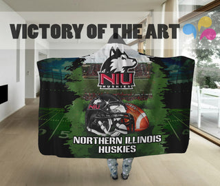 Special Edition Northern Illinois Huskies Home Field Advantage Hooded Blanket