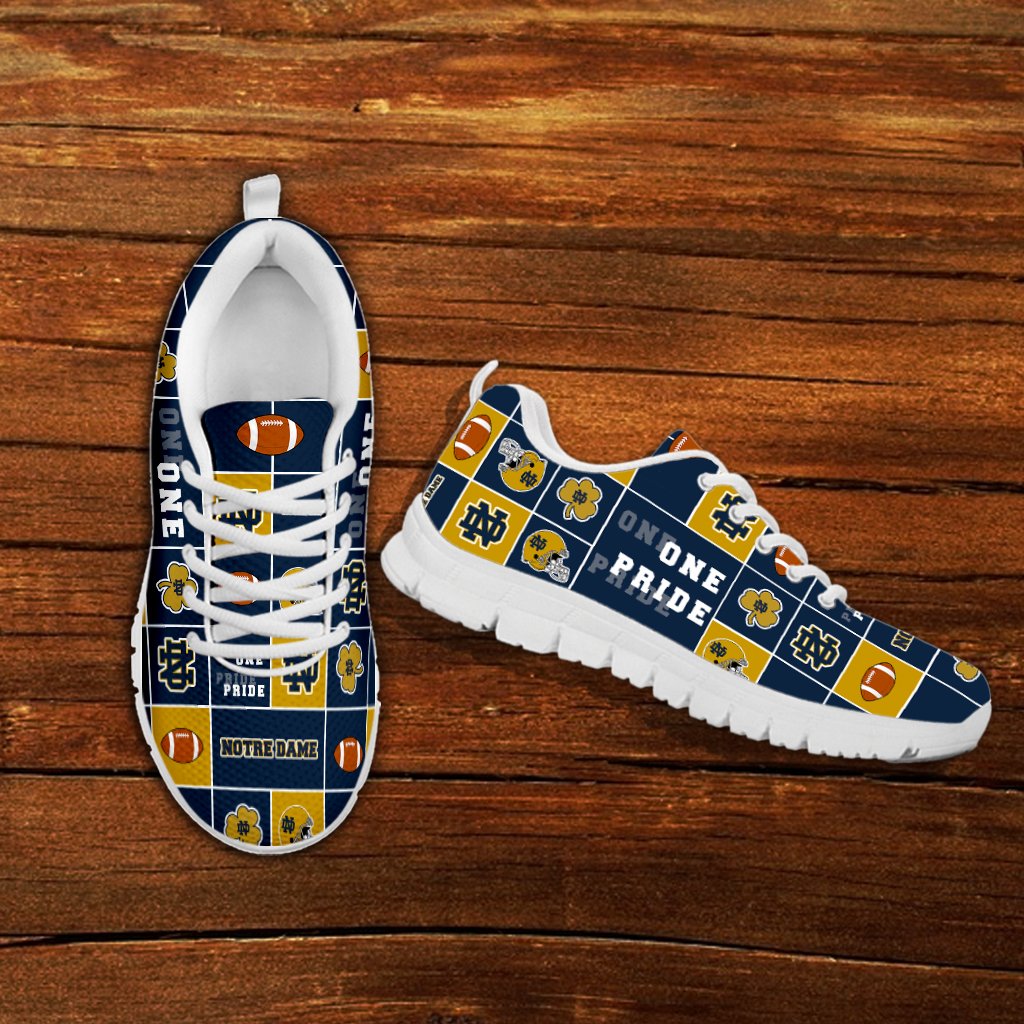 Awesome Pride Flag Notre Dame Fighting Irish Sneakers