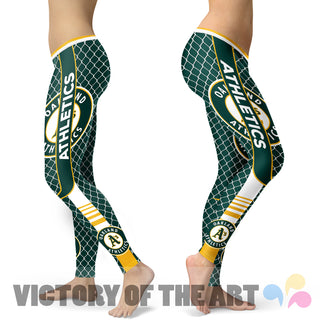Amazing Line Circle Stylish Fashion Oakland Athletics Leggings