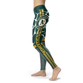 Awesome Light Attractive Oakland Athletics Leggings