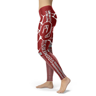 Awesome Light Attractive Oklahoma Sooners Leggings