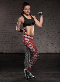 Colorful Gorgeous Fitting Fabulous Oklahoma Sooners Leggings