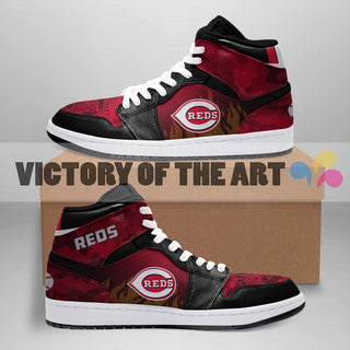 Pro Shop Camo Logo Cincinnati Reds Jordan Sneakers