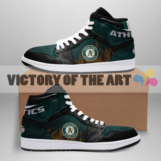 Pro Shop Camo Logo Oakland Athletics Jordan Sneakers
