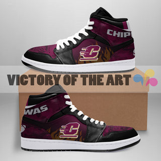 Pro Shop Camo Logo Central Michigan Chippewas Jordan Sneakers