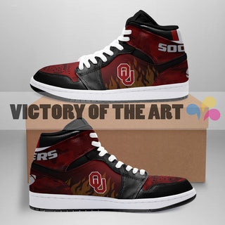 Pro Shop Camo Logo Oklahoma Sooners Jordan Sneakers