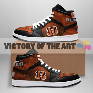 Pro Shop Camo Logo Cincinnati Bengals Jordan Sneakers