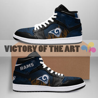 Pro Shop Camo Logo Los Angeles Rams Jordan Sneakers