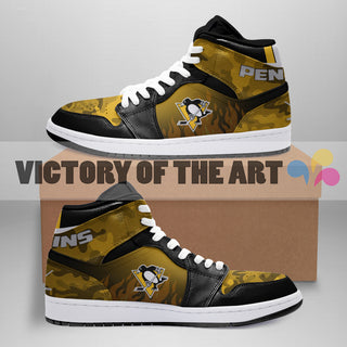 Pro Shop Camo Logo Pittsburgh Penguins Jordan Sneakers