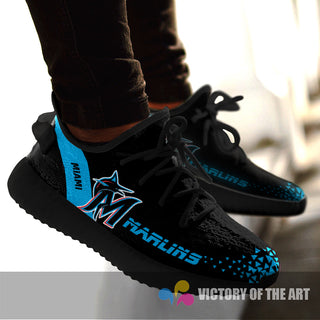 Simple Logo Miami Marlins Sneakers As Special Shoes