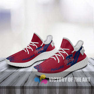 Simple Logo Philadelphia Phillies Sneakers As Special Shoes
