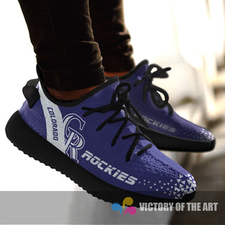 Simple Logo Colorado Rockies Sneakers As Special Shoes