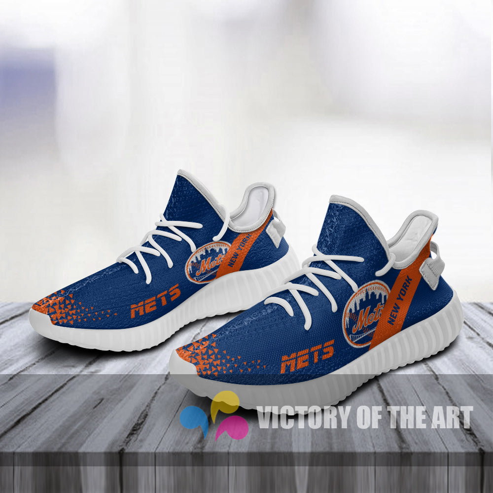 Simple Logo New York Mets Sneakers As Special Shoes