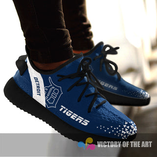 Simple Logo Detroit Tigers Sneakers As Special Shoes