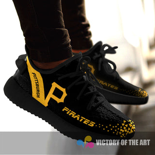 Simple Logo Pittsburgh Pirates Sneakers As Special Shoes