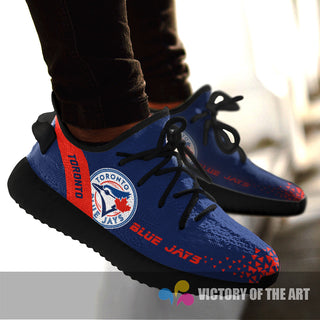 Simple Logo Toronto Blue Jays Sneakers As Special Shoes
