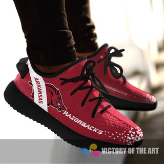 Simple Logo Arkansas Razorbacks Sneakers As Special Shoes