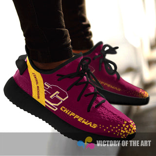 Simple Logo Central Michigan Chippewas Sneakers As Special Shoes