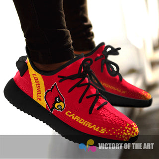 Simple Logo Louisville Cardinals Sneakers As Special Shoes