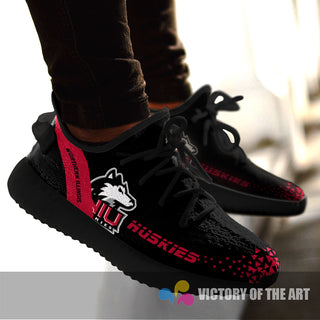 Simple Logo Northern Illinois Huskies Sneakers As Special Shoes