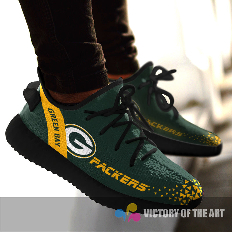 Simple Logo Green Bay Packers Sneakers As Special Shoes