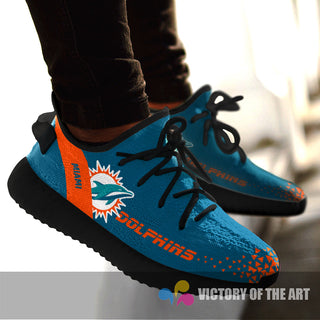 Simple Logo Miami Dolphins Sneakers As Special Shoes