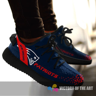 Simple Logo New England Patriots Sneakers As Special Shoes