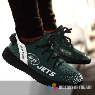 Simple Logo New York Jets Sneakers As Special Shoes