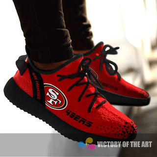 Simple Logo San Francisco 49ers Sneakers As Special Shoes
