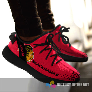 Simple Logo Chicago Blackhawks Sneakers As Special Shoes