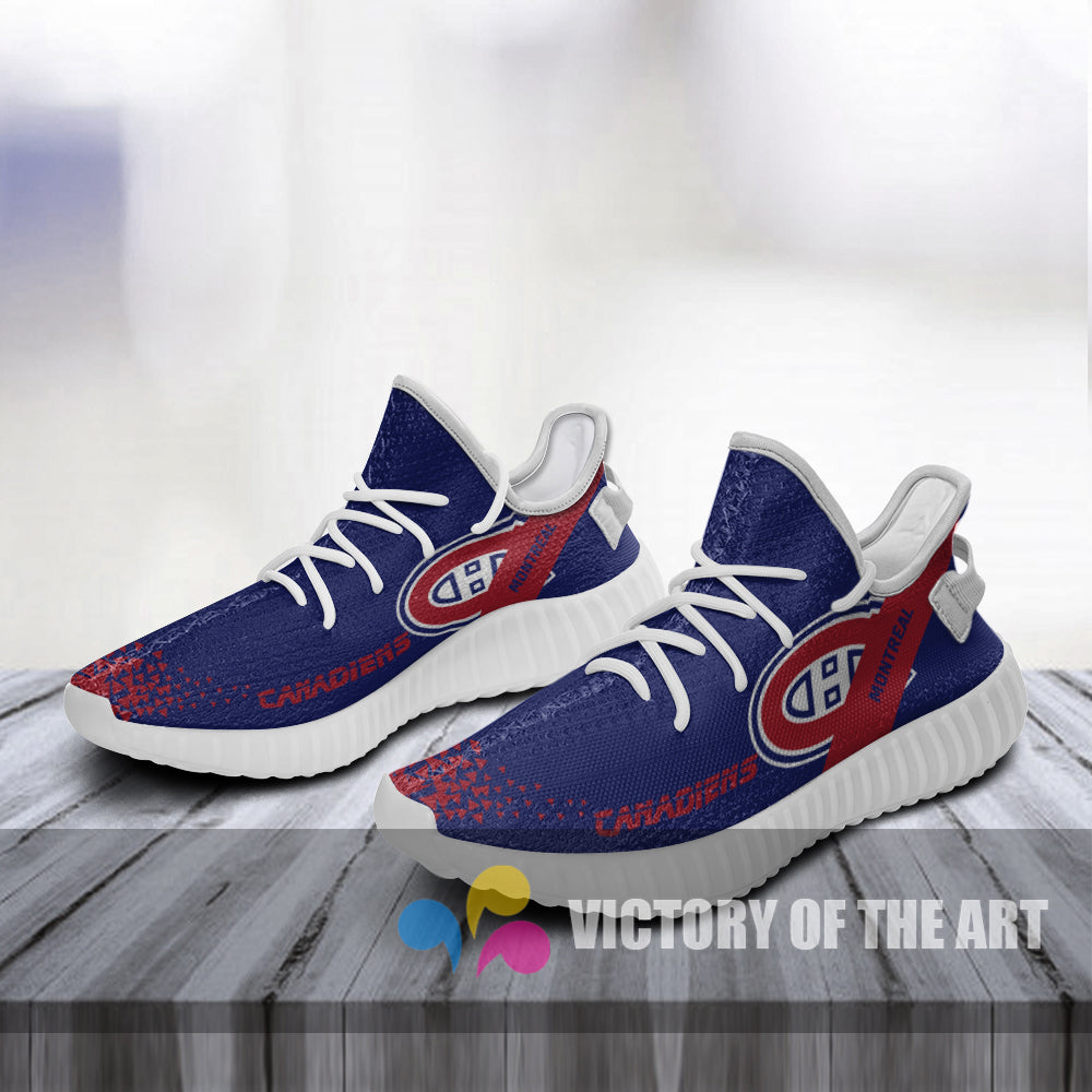 Simple Logo Montreal Canadiens Sneakers As Special Shoes