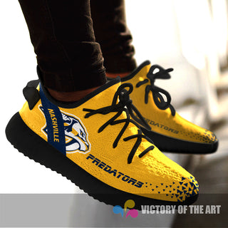 Simple Logo Nashville Predators Sneakers As Special Shoes