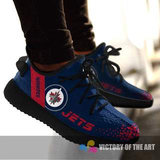 Simple Logo Winnipeg Jets Sneakers As Special Shoes
