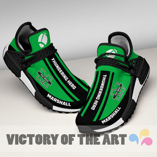 Fashion Unique Marshall Thundering Herd Human Race Shoes