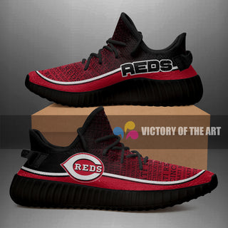 Words In Line Logo Cincinnati Reds Yeezy Shoes