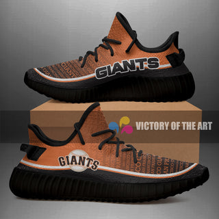 Words In Line Logo San Francisco Giants Yeezy Shoes
