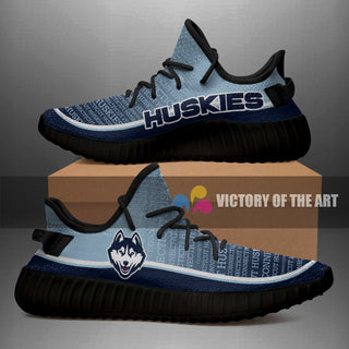 Words In Line Logo Connecticut Huskies Yeezy Shoes