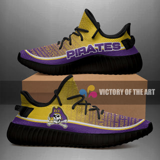 Words In Line Logo East Carolina Pirates Yeezy Shoes