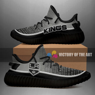 Words In Line Logo Los Angeles Kings Yeezy Shoes