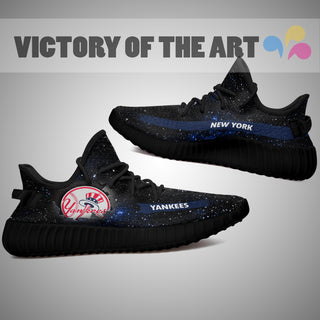 Art Scratch Mystery New York Yankees Shoes Yeezy