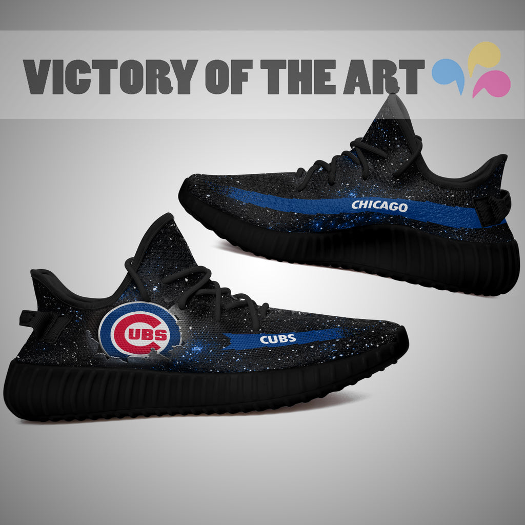 Art Scratch Mystery Chicago Cubs Shoes Yeezy