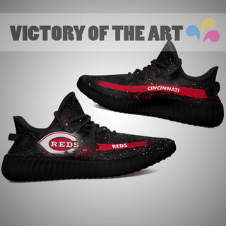 Art Scratch Mystery Cincinnati Reds Shoes Yeezy